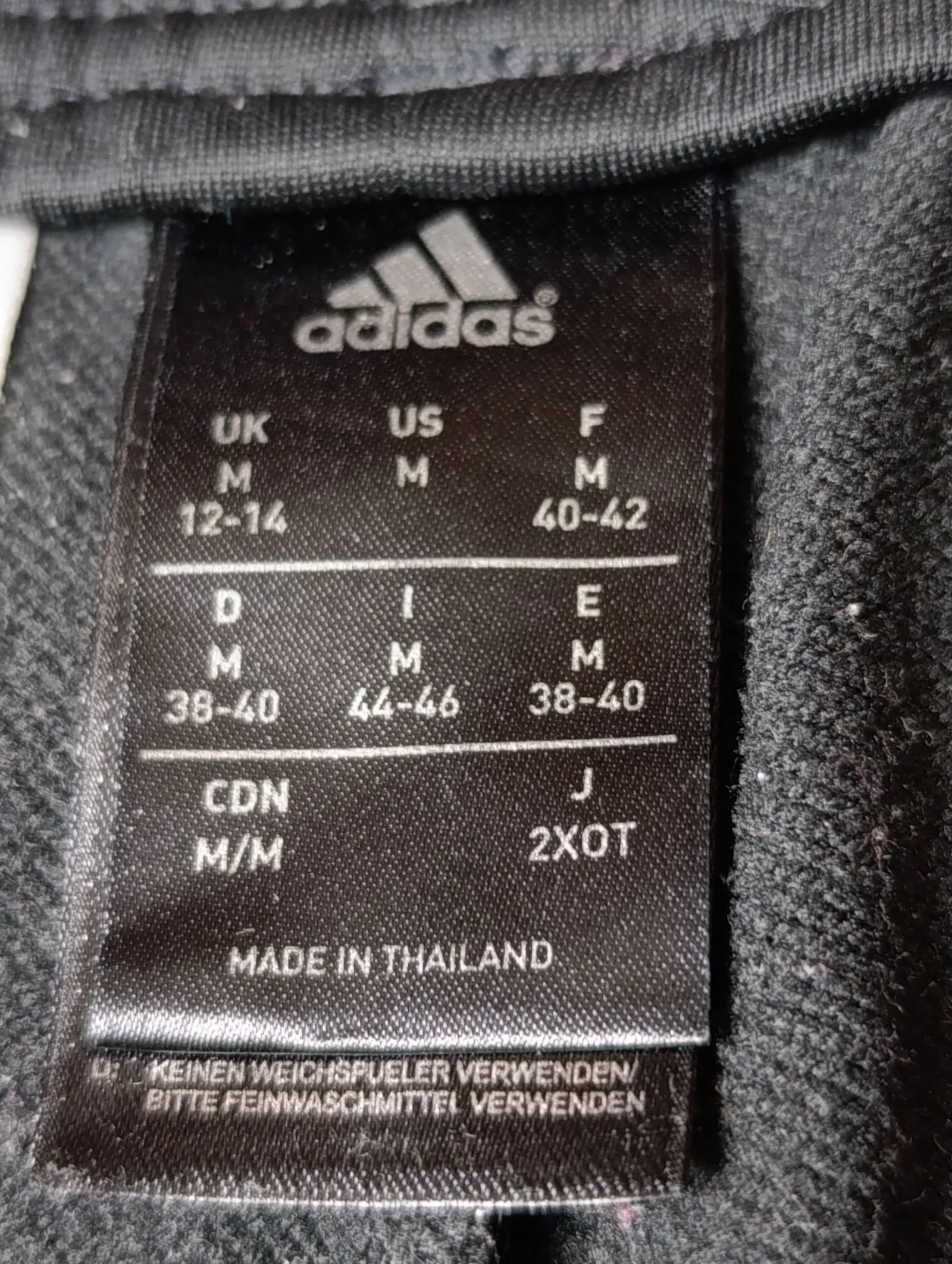 Pantalones de chándal Adidas para mujer, negros con rayas rosas, talla M – photo 8